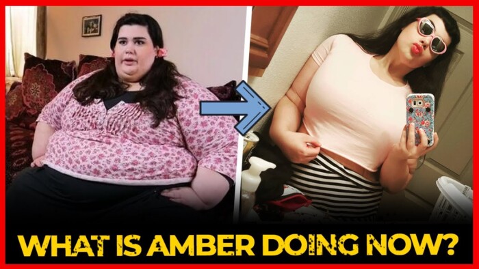 Instagram celebrity weighed 700 pounds. A few years ago, American Amber Rusty, and now.