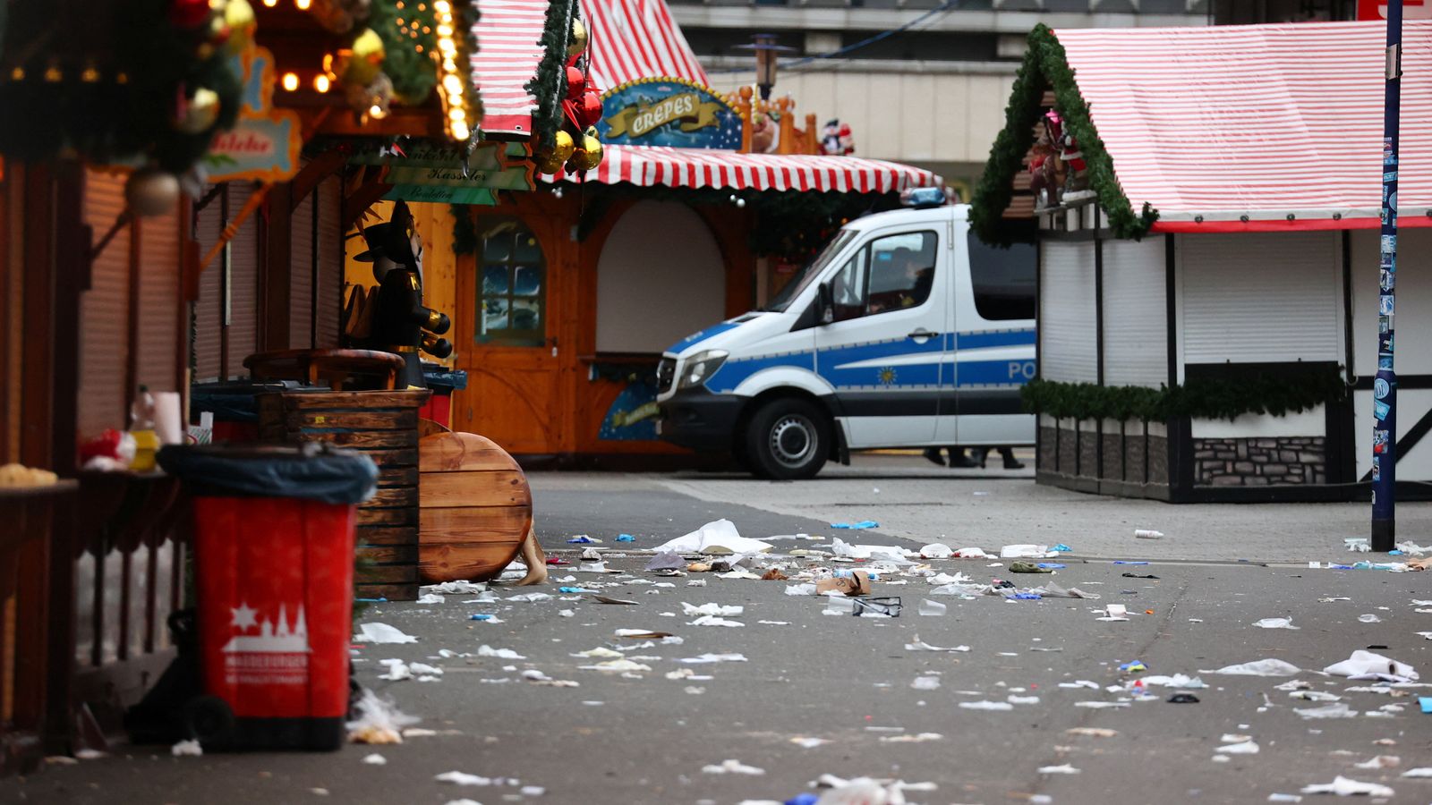 Germany Christmas market attack suspect charged with murder and 338 counts of attempted murder