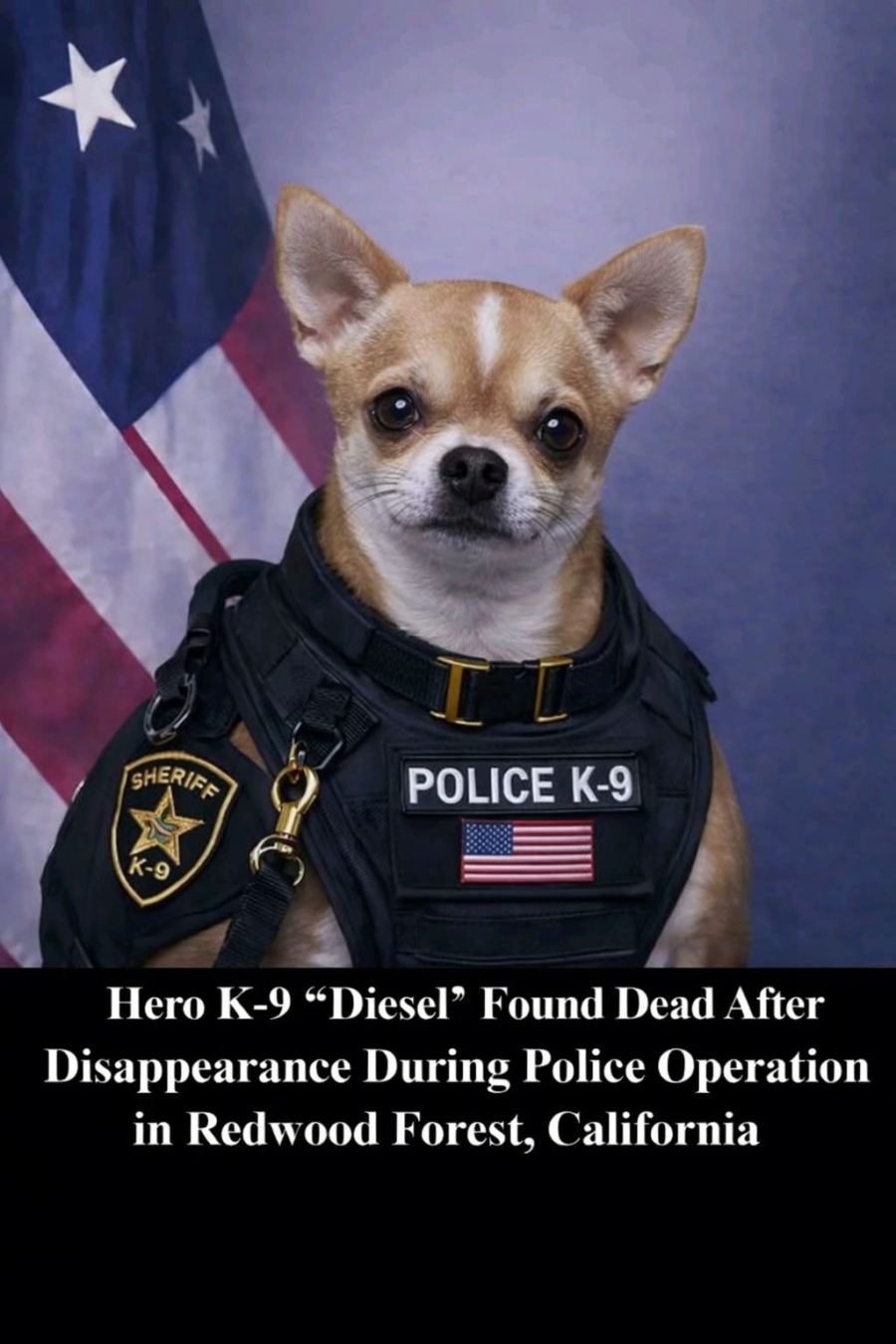 Hero K-9 Pitbull “Diesel” Found Dead After Disappearance Hero K-9 Pitbull “Diesel” Found Dead After Disappearance